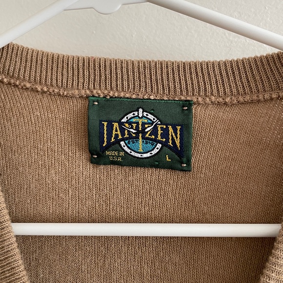 Jantzen Vintage Men’s V Neck Sweater L - Picture 2 of 5